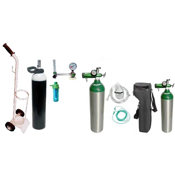 HP-IG ME 4.6L Medical Oxygen Cylinder click regulator CGA870 humidifier bottle mask/ cannula for sale