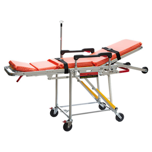 HP-2F1 Automatic loading Ambulance Chair Stretcher Dimensions and Sizes Wheelchair Adjusted For Ambulance Transfer