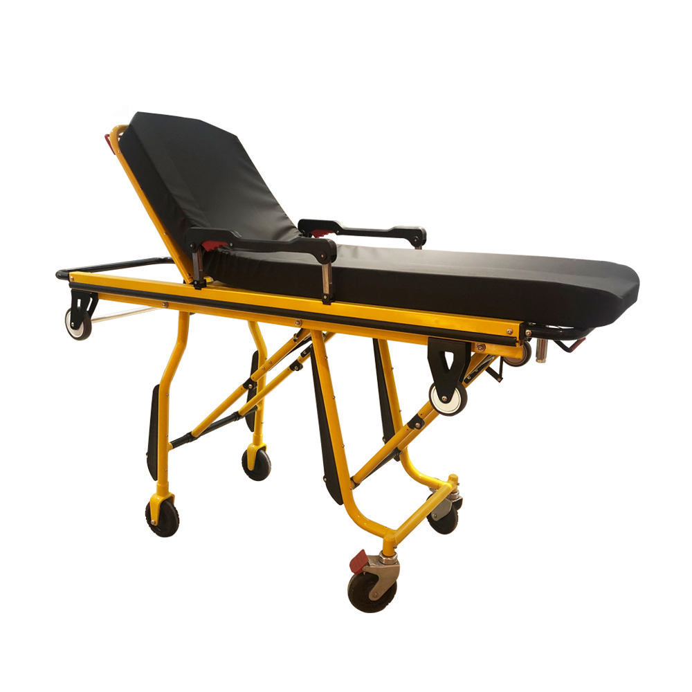 HP-A13 Emergency Ambulance Stretcher Dimensions Automatically Loading Collapsible stretcher