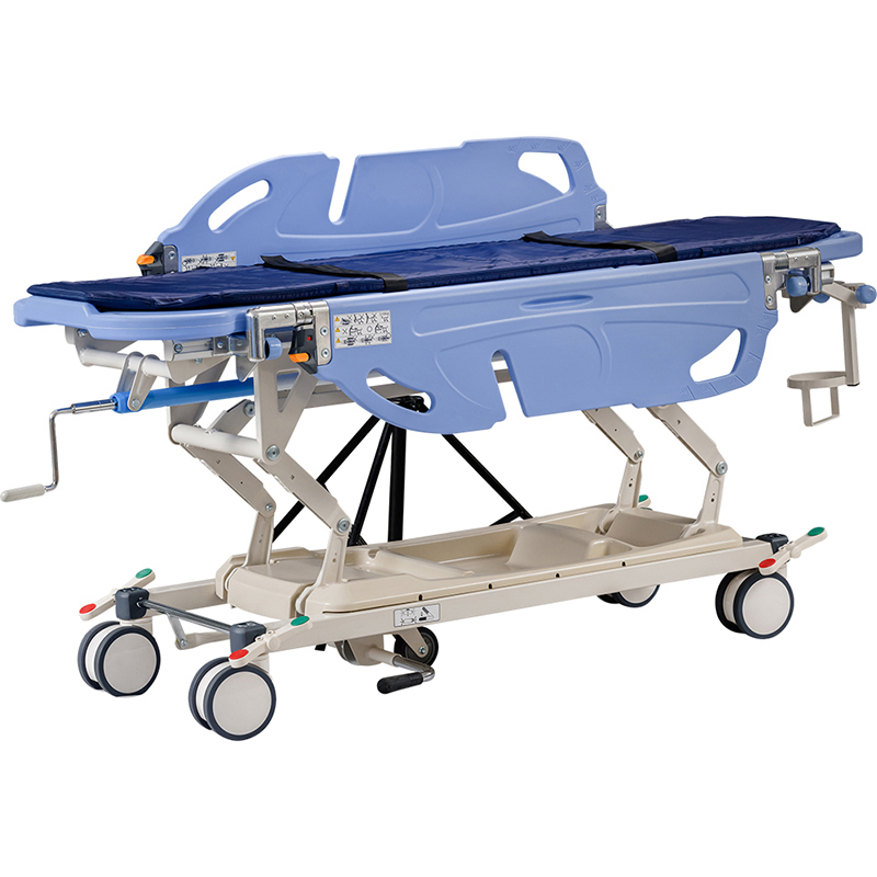 HP-2S1 Hao Pak High Quality Manual Patient Transfer Trolley For Hospital