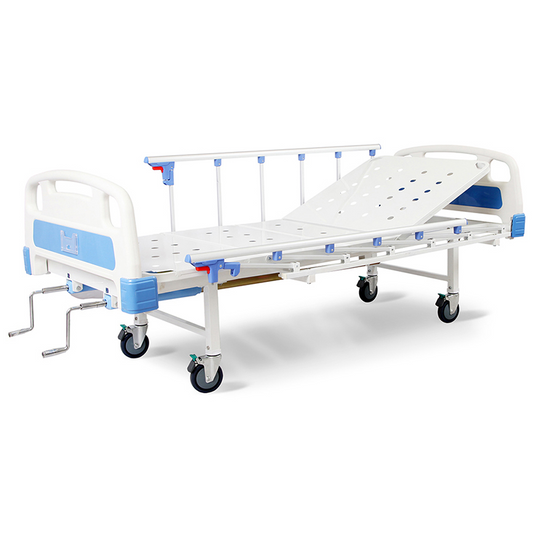 HP-5s Hospital 5 Functions Medical Care Use Manual Bed With Metal Materials For Patients