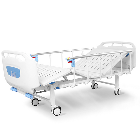 HP-D2w Two Functions Stainless Steel Multifunctional Adjust Medical Manual ICU Hospital Bed