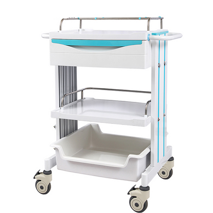 MT-14 Hao Pak Medical Trolley Hospital Treatment ABS Cart Emergency Trolley