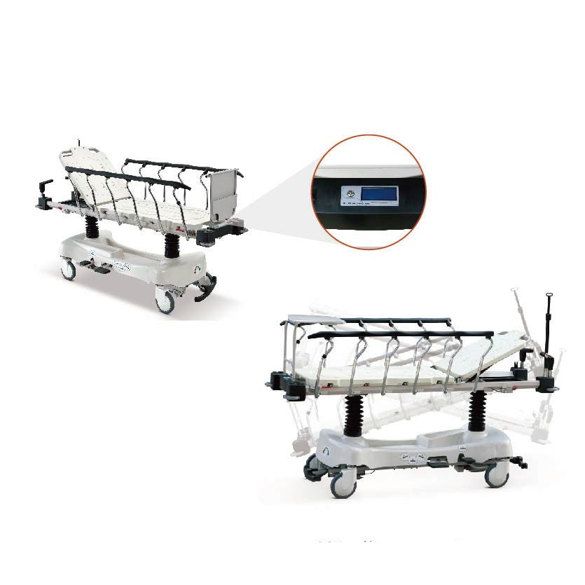HP-2S2 Hydraulic Patient Transport Medical Trolley Hospital Bed For Emergency Use